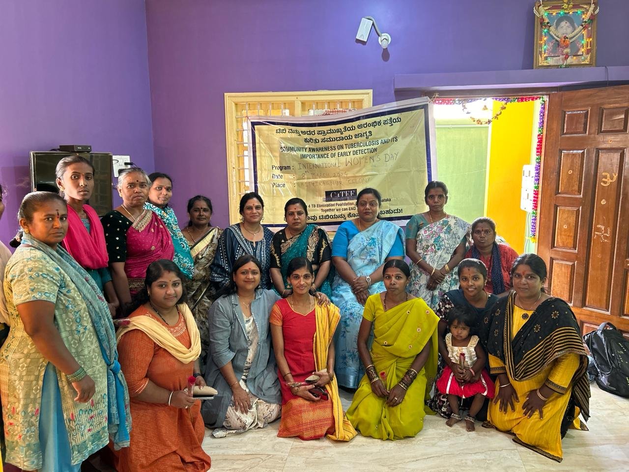 Celebrated International Women’s Day with community women: